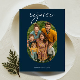Kapsule Photo | Religiösa Rejoice-julfamiljen Julkort