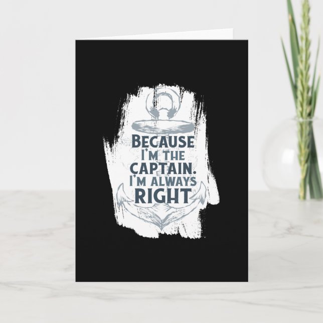 KAPTAIN ANCHOR QUOTE KORT (Framsida)