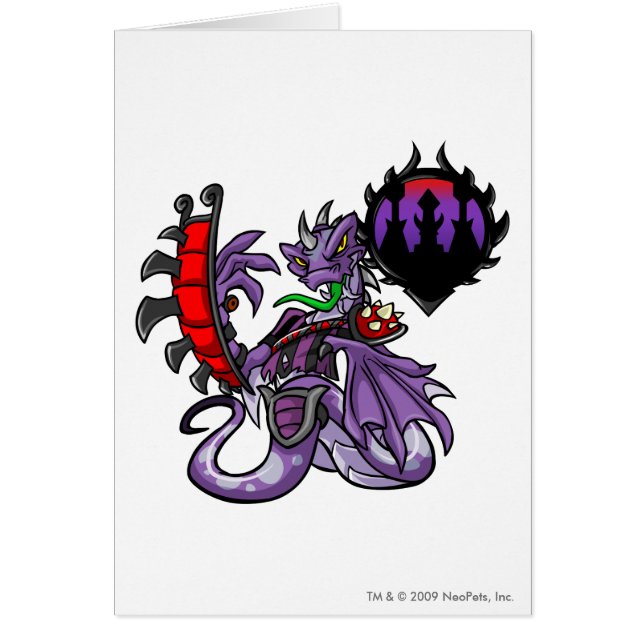 Kapten 1 för Darigan Citadellag Hälsningskort (Framsidan)