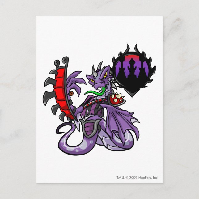 Kapten 1 för Darigan Citadellag Vykort (Framsida)