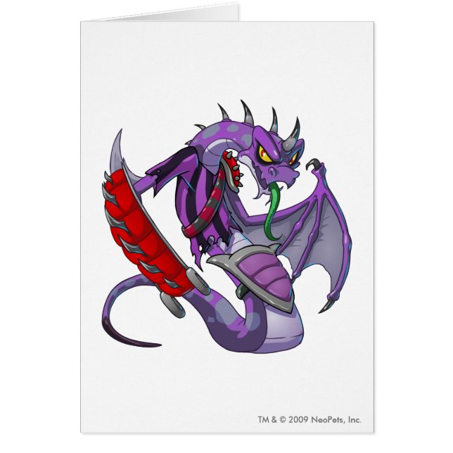 Kapten 2 för Darigan Citadellag Hälsningskort (Framsidan)