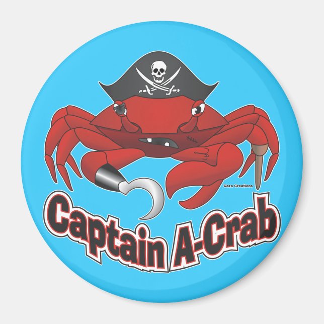 Kapten ’A-Crab’ Magnet (Framsidan)