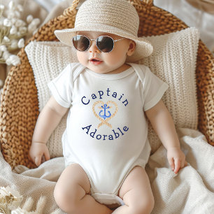 Kapten Adsible Cute Nautical Baby T-shirt