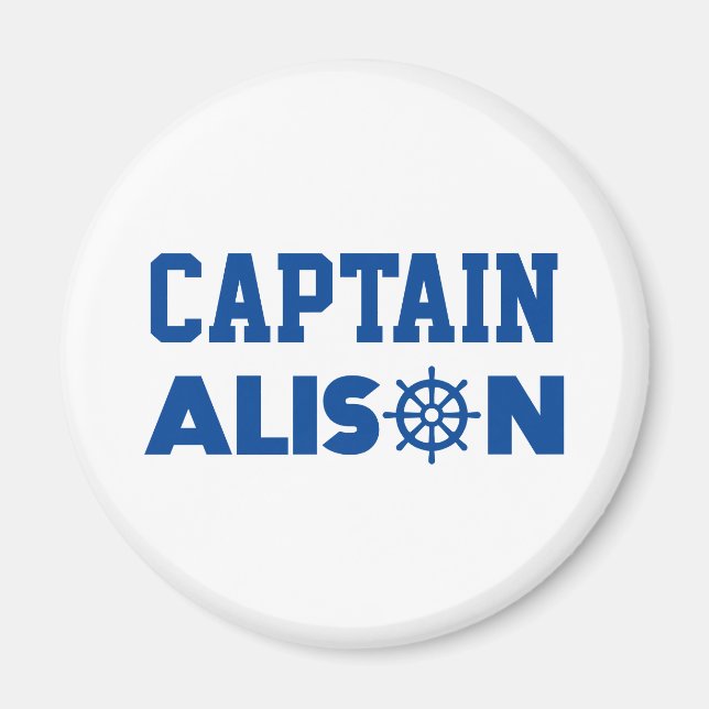 Kapten Alison Magnet (Framsidan)