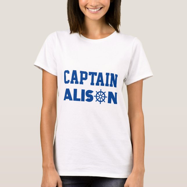 Kapten Alison T Shirt (Framsida)