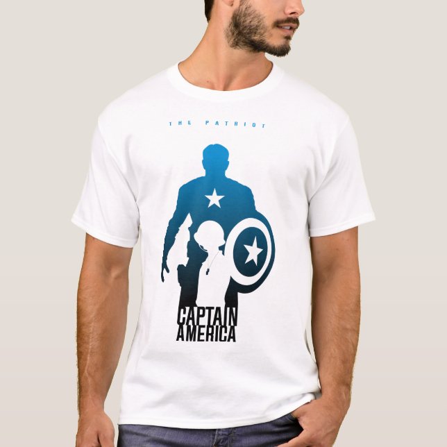 Kapten Amerika T Shirt (Framsida)