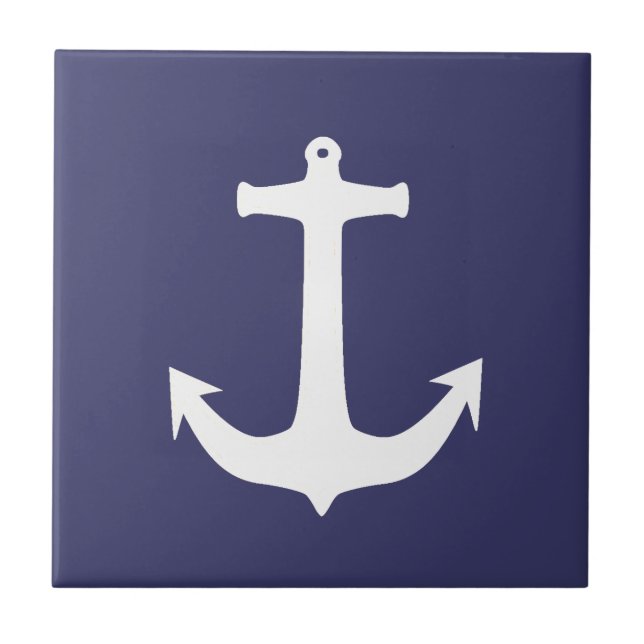 Kapten Anchor Sea Ocean Sailing Kakelplatta (Framsidan)