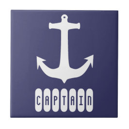 Kapten Anchor Sea Ocean Sailing Kakelplatta