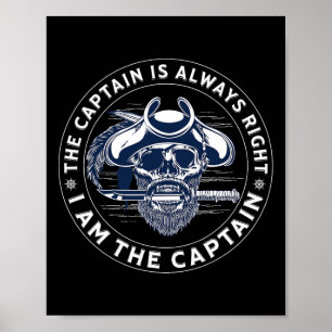 Kapten är alltid rätt Jag är kapten - Pira Poster