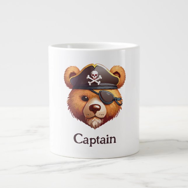 Kapten Bear Jumbo Mugg (Framsidan)