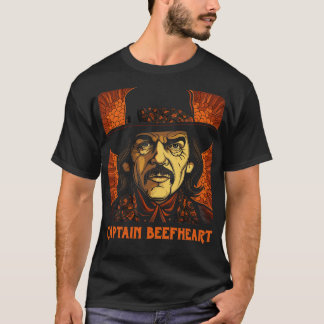 Kapten Beefeart Retro Original Fläkt Art T Shirt