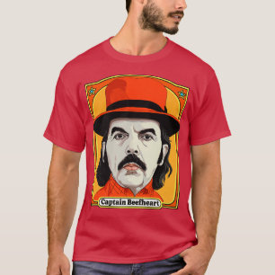 Kapten Beefeart Retro Original Fläkt Illustration T Shirt
