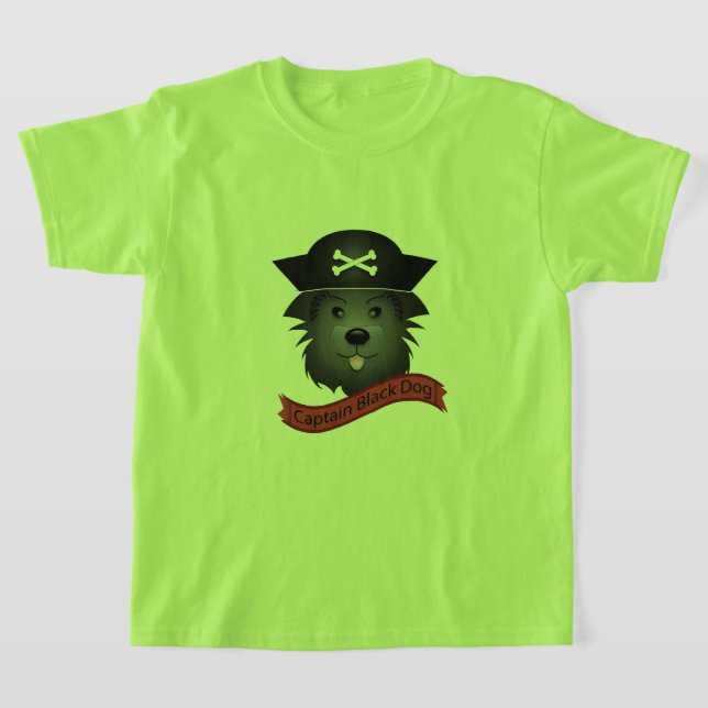 Kapten Black Hund - Kids Basic T-Shirt (Laydown)