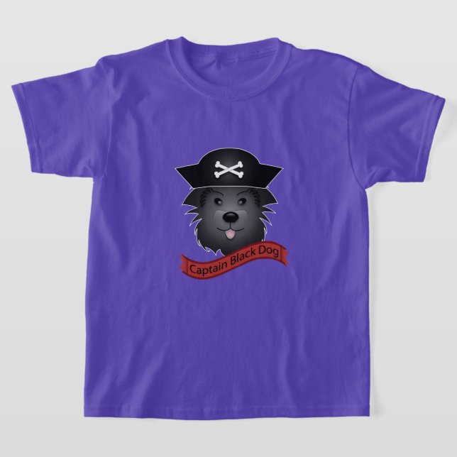 Kapten Black Hund - Kids Basic T-Shirt (Laydown)