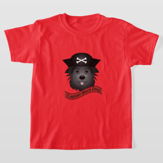 Kapten Black Hund - Kids Basic T-Shirt (Laydown)