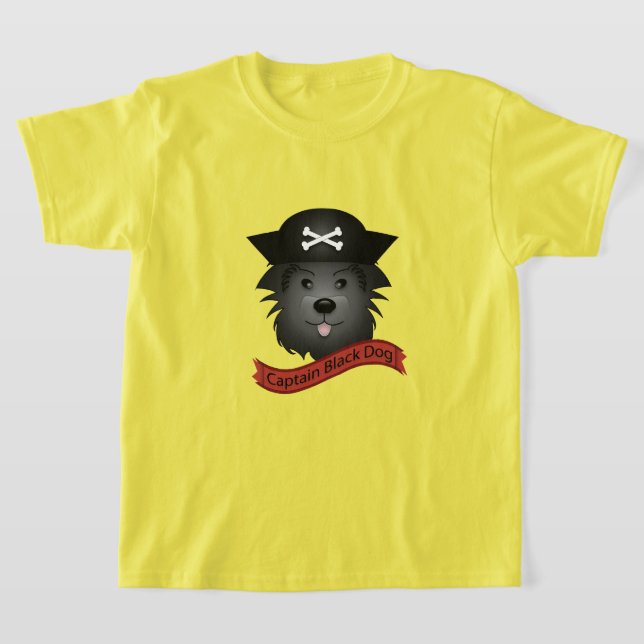 Kapten Black Hund - Kids Basic T-Shirt (Laydown)