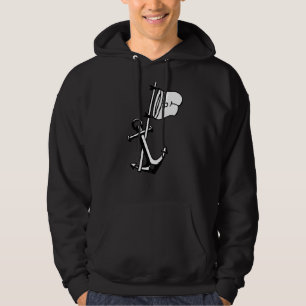 Kapten Boat Anchor kapten Hoodie
