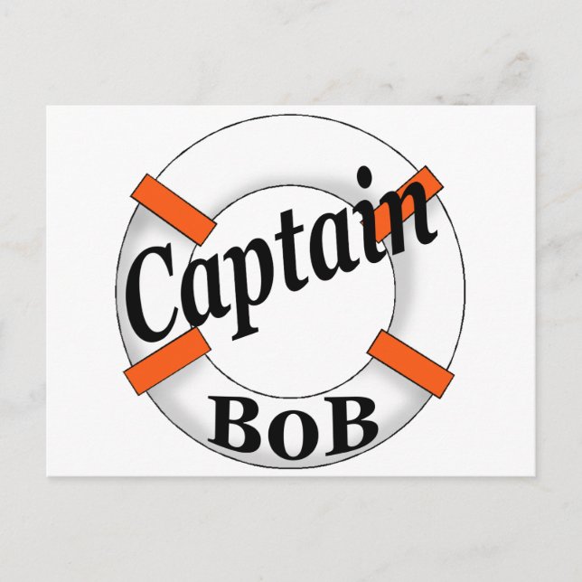 kapten bob vykort (Framsida)