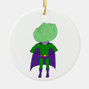 Kapten Cabbage Julgransprydnad Keramik
