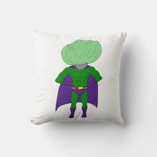 Kapten Cabbage Kudde (Framsida)