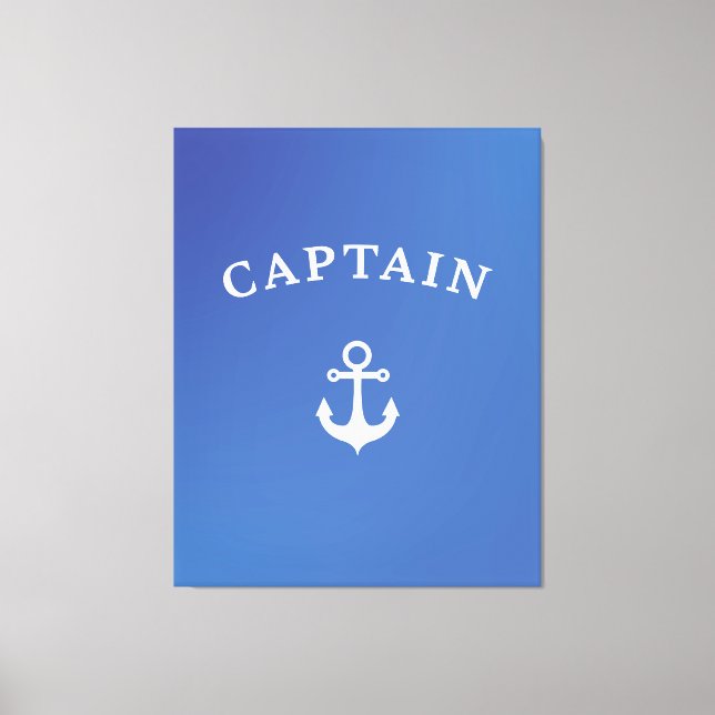 Kapten Canvastryck (Framsida)