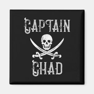 Kapten Chad retro pirat ponton Magnet