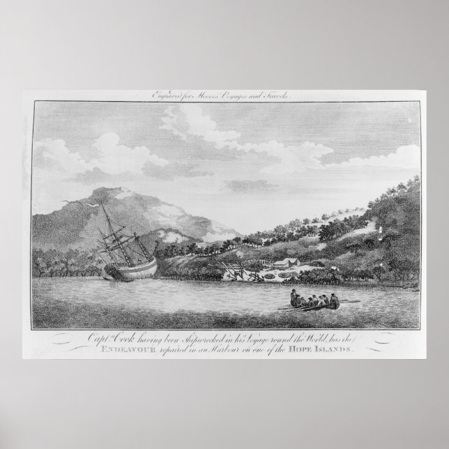 Kapten Cook har förlists Poster (Framsidan)