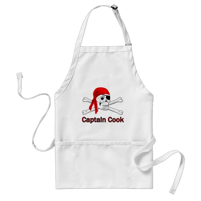 Kapten Cook Pirat Apron Förkläde (Framsidan)