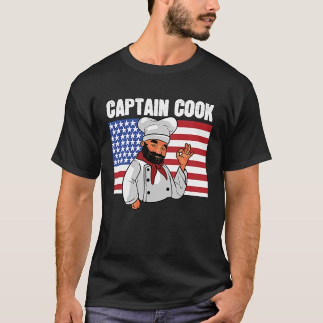 Kapten Cook T Shirt (Framsida)