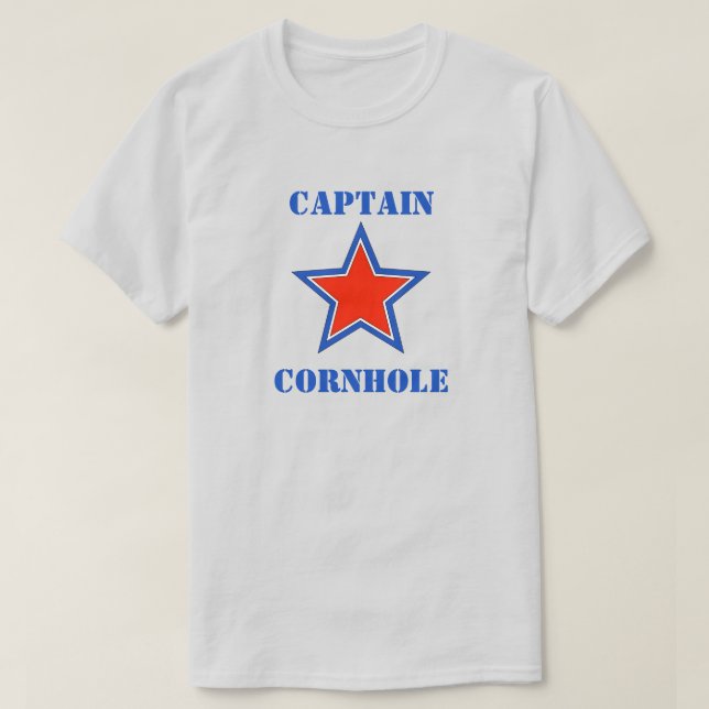 Kapten Cornhole T Shirt (Design framsida)