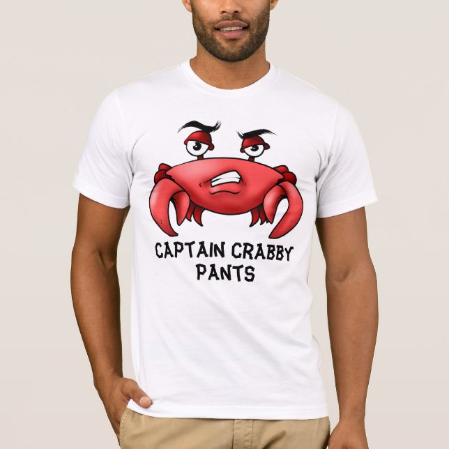 Kapten Crabby Byxor T Shirt (Framsida)