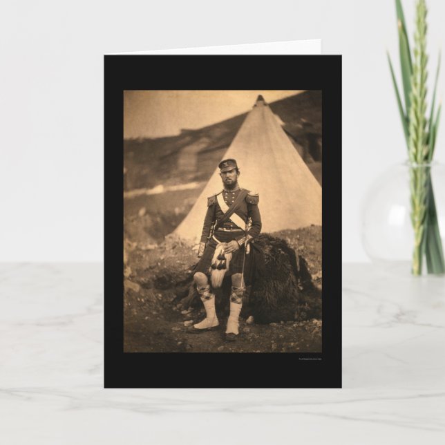 Kapten Cuninghame Highlander 1855 Kort (Framsida)