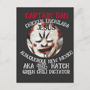 KAPTEN DAN CHICKEN ENCHILADA JESUS 2051 NM INBJUDAN VYKORT
