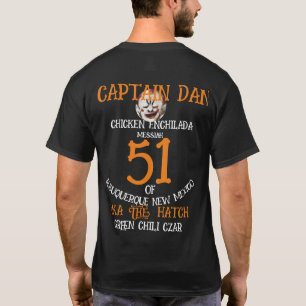 KAPTEN DAN CHICKEN ENCHILADA MESSIAS ALBUQUERQUE T SHIRT