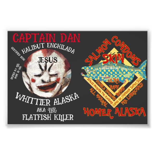 KAPTEN DAN ENCHILADA JESUS WHITTIER ALASKA FOTOTRYCK (Framsidan)