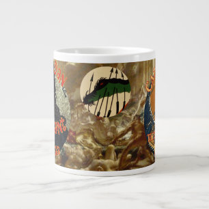 Kapten Dan Halibut Gud av Whittier Alaska Jumbo Mugg