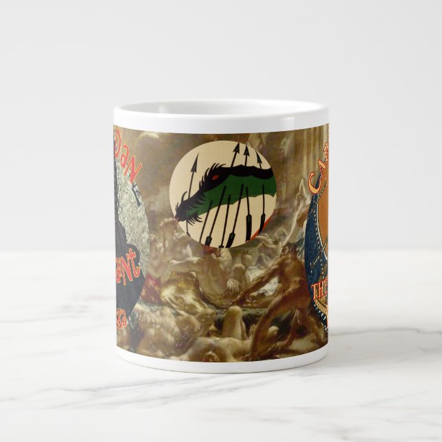 Kapten Dan Halibut Gud av Whittier Alaska Jumbo Mugg (Framsidan)