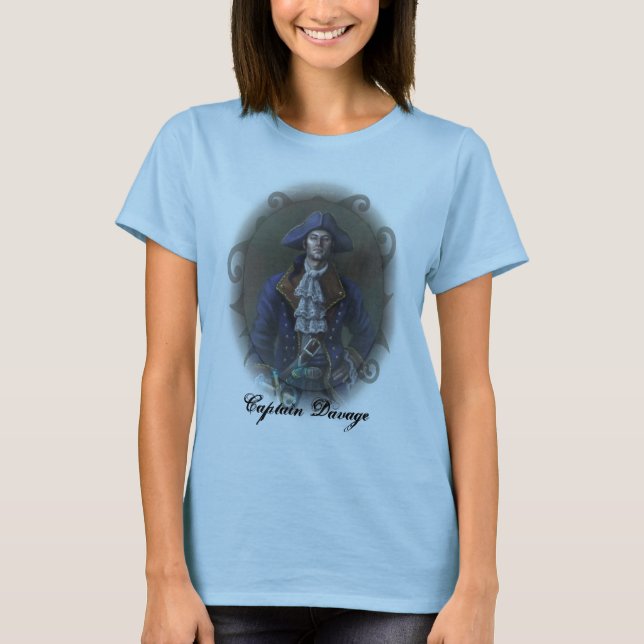 Kapten Davage T-shirt (Framsida)