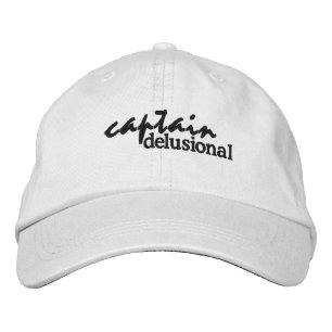 Kapten Delusional Broderad Keps