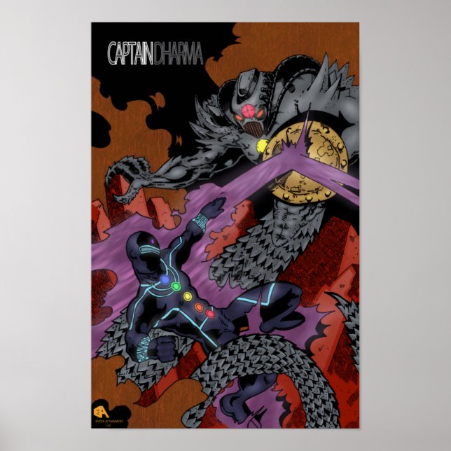 Kapten Dharma Poster (Framsidan)