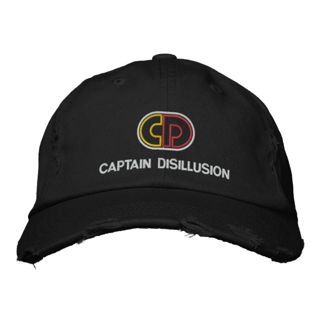 Kapten Disillusion Embroiderade Cap Broderad Keps (Framsida)
