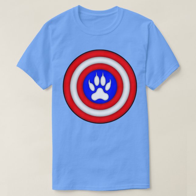 Kapten Doggers Shield T Shirt (Design framsida)
