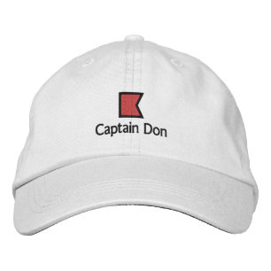 Kapten Don - B Broderad Keps