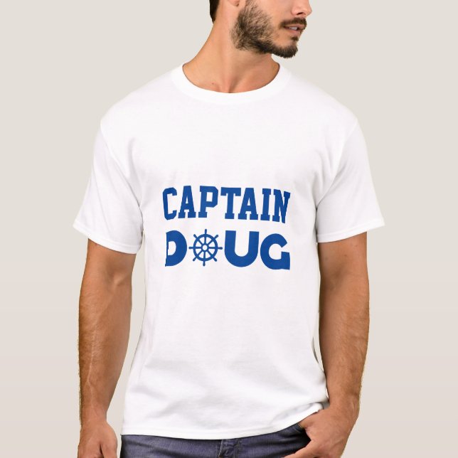 Kapten Doug T Shirt (Framsida)