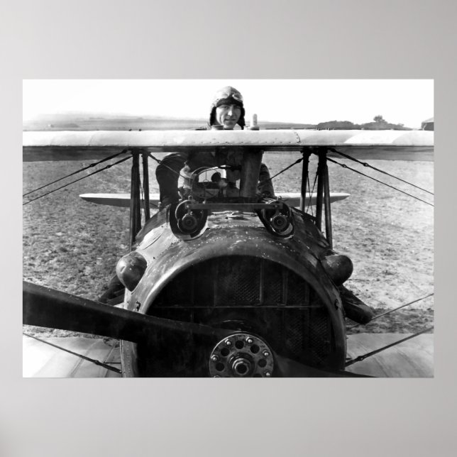Kapten Eddie Rickenbacker Poster (Framsidan)
