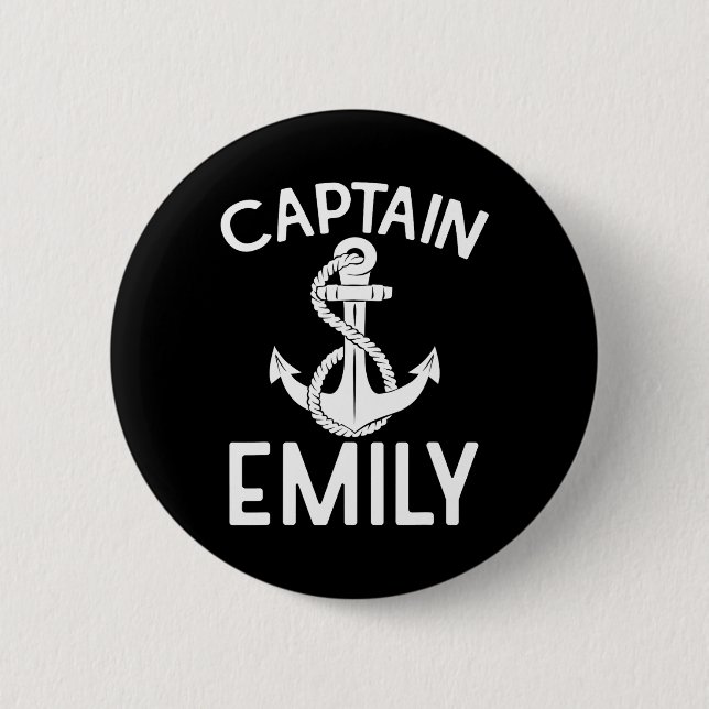 Kapten Emily Sailing Boating Boat Frakt Yacht Knapp (Framsida)