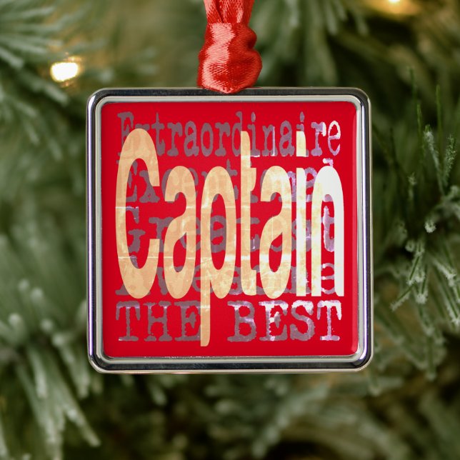 Kapten Extraordinaire Julgransprydnad Metall (Träd)