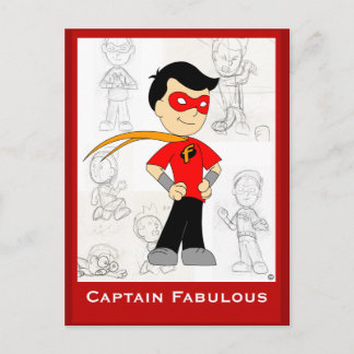 Kapten Fabulous: Postkort Vykort