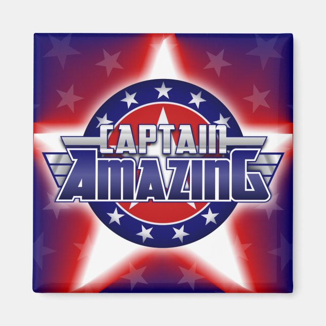 Kapten Fantastisk Magnet (Framsidan)