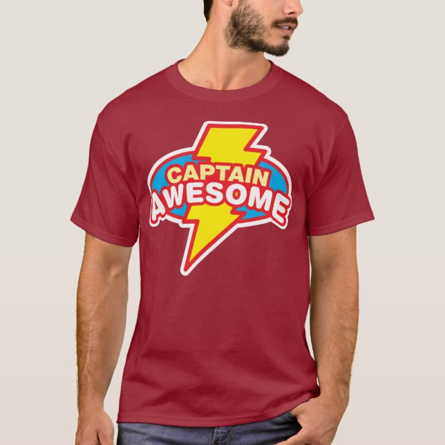 Kapten Fantastisk Tee Shirt (Framsida)